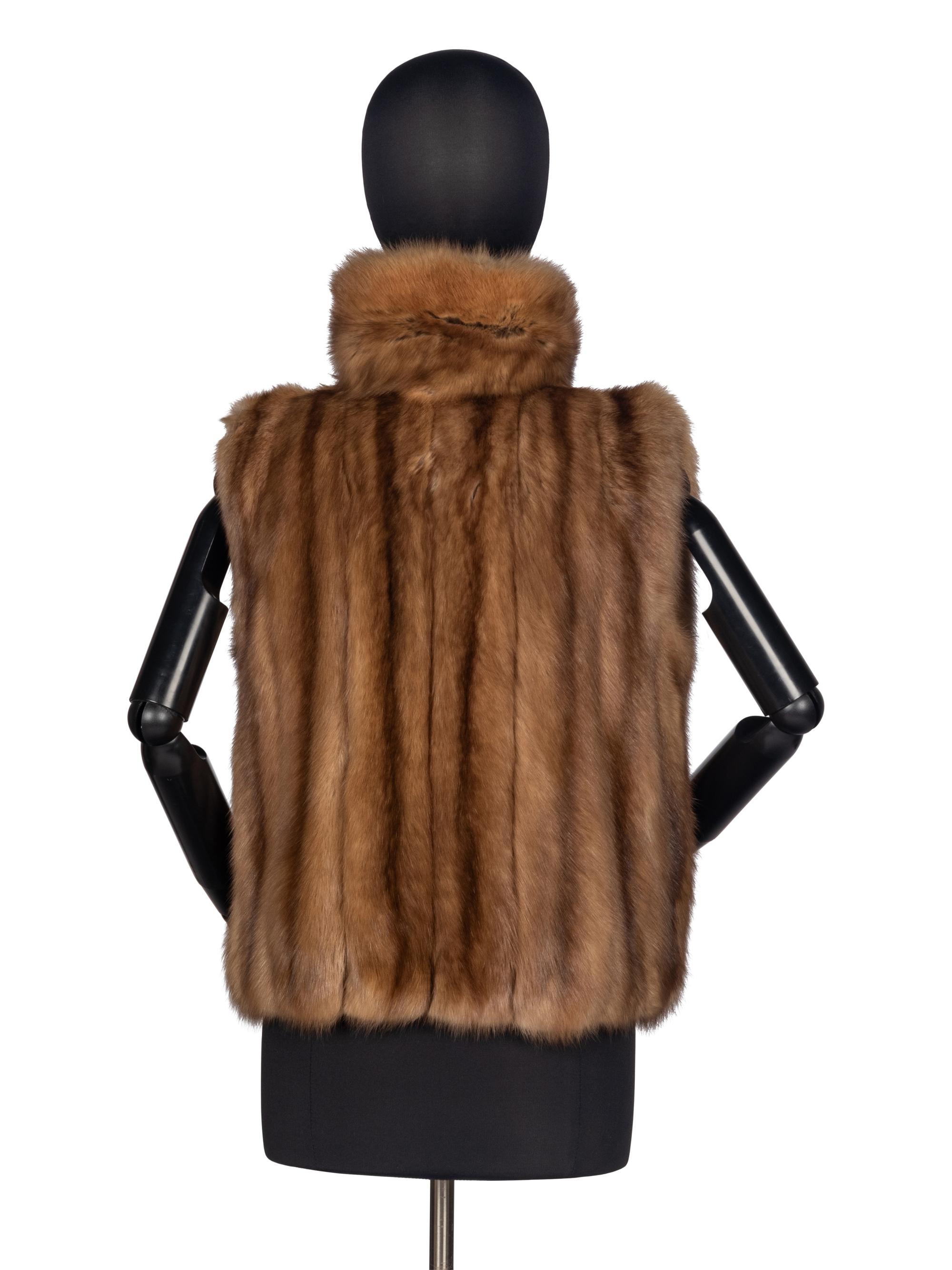 Michael Kors Natural Sable Fur Vest