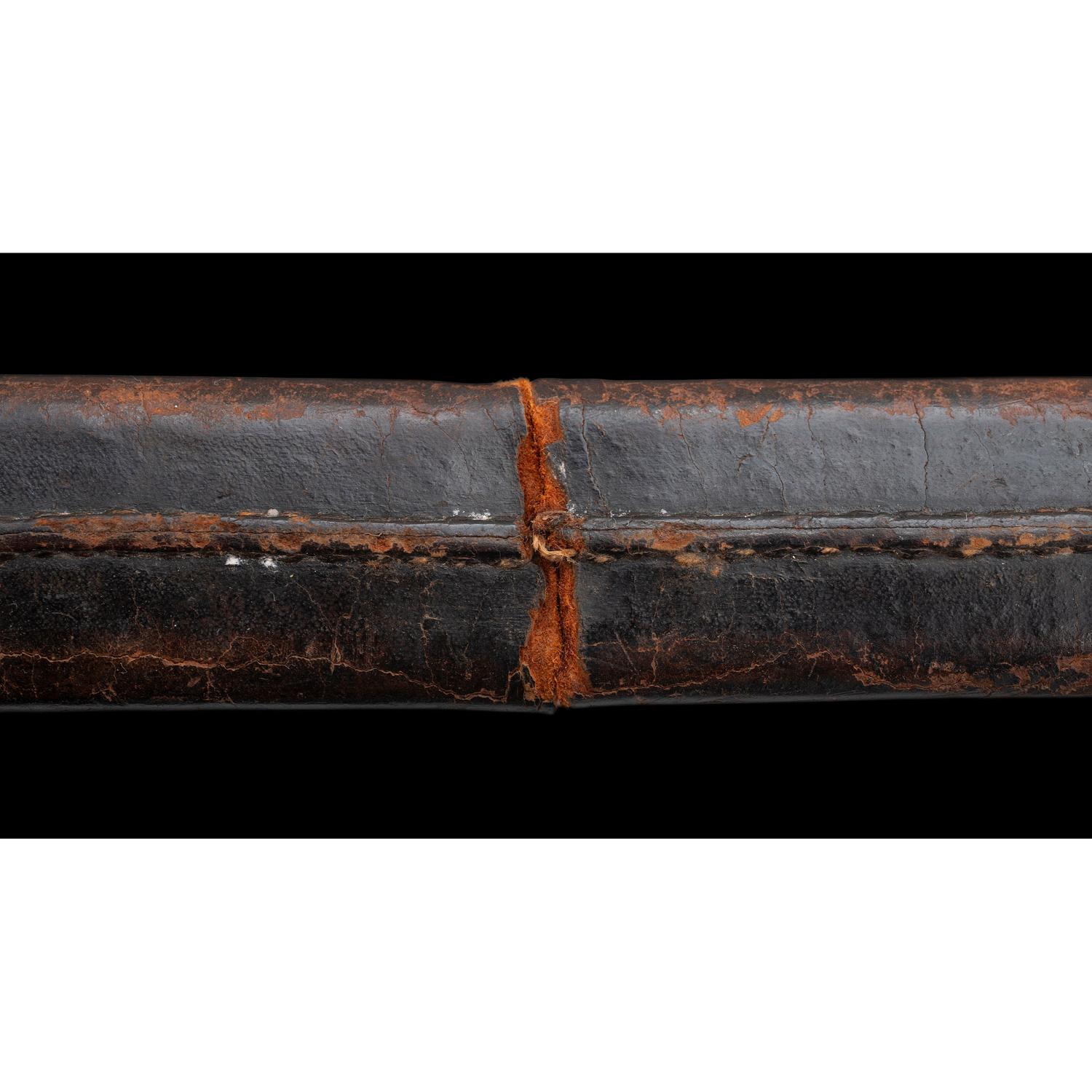 Archive of a Confederate Mobile-Made Etched Blade Staff & Field Officers Sword, Leech & Rigdon Two-Piece Belt Plate and Belt, Colt Navy and Holster likely of Capt. (Lt. Col.) R.H Shotwell
