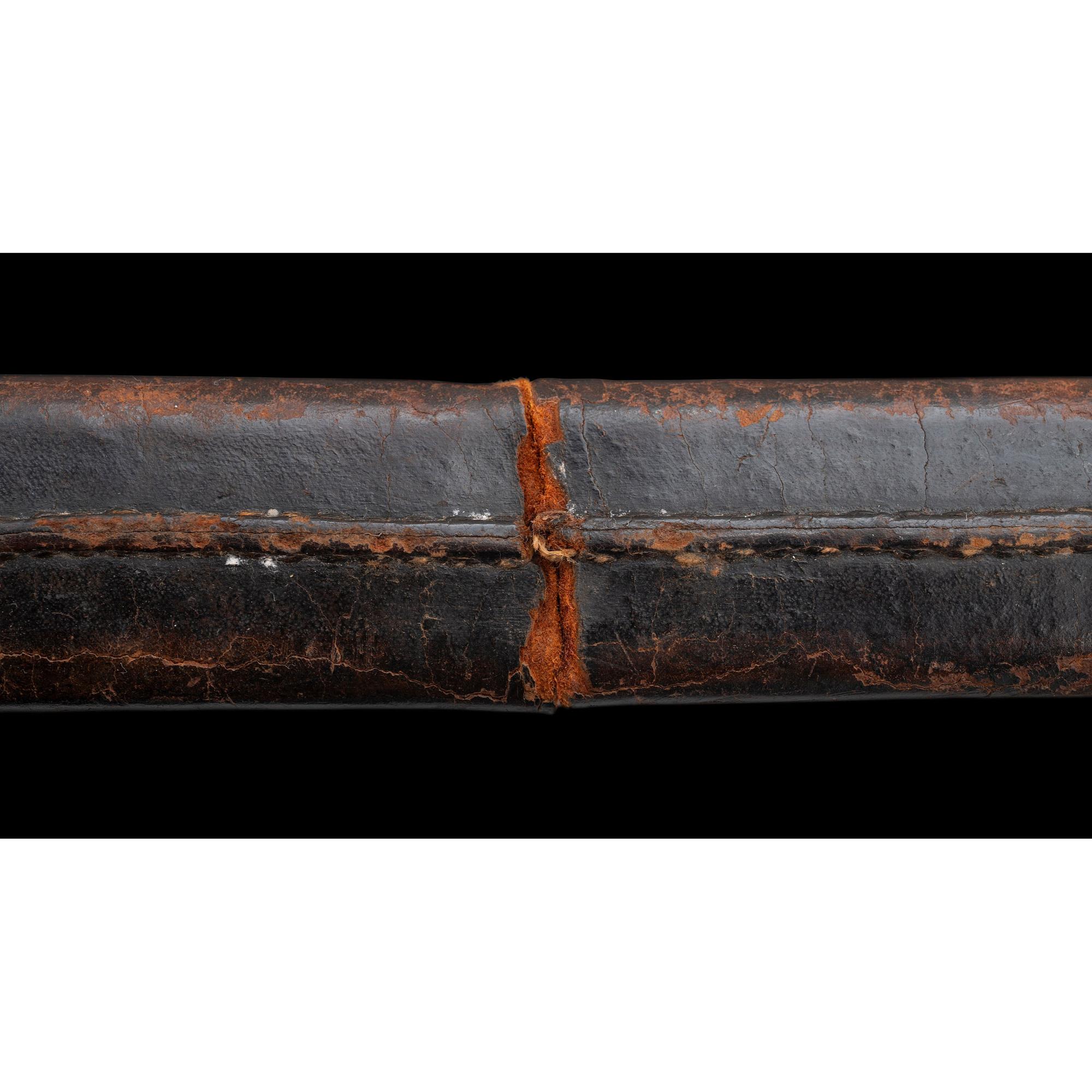 Archive of a Confederate Mobile-Made Etched Blade Staff & Field Officers Sword, Leech & Rigdon Two-Piece Belt Plate and Belt, Colt Navy and Holster likely of Capt. (Lt. Col.) R.H Shotwell