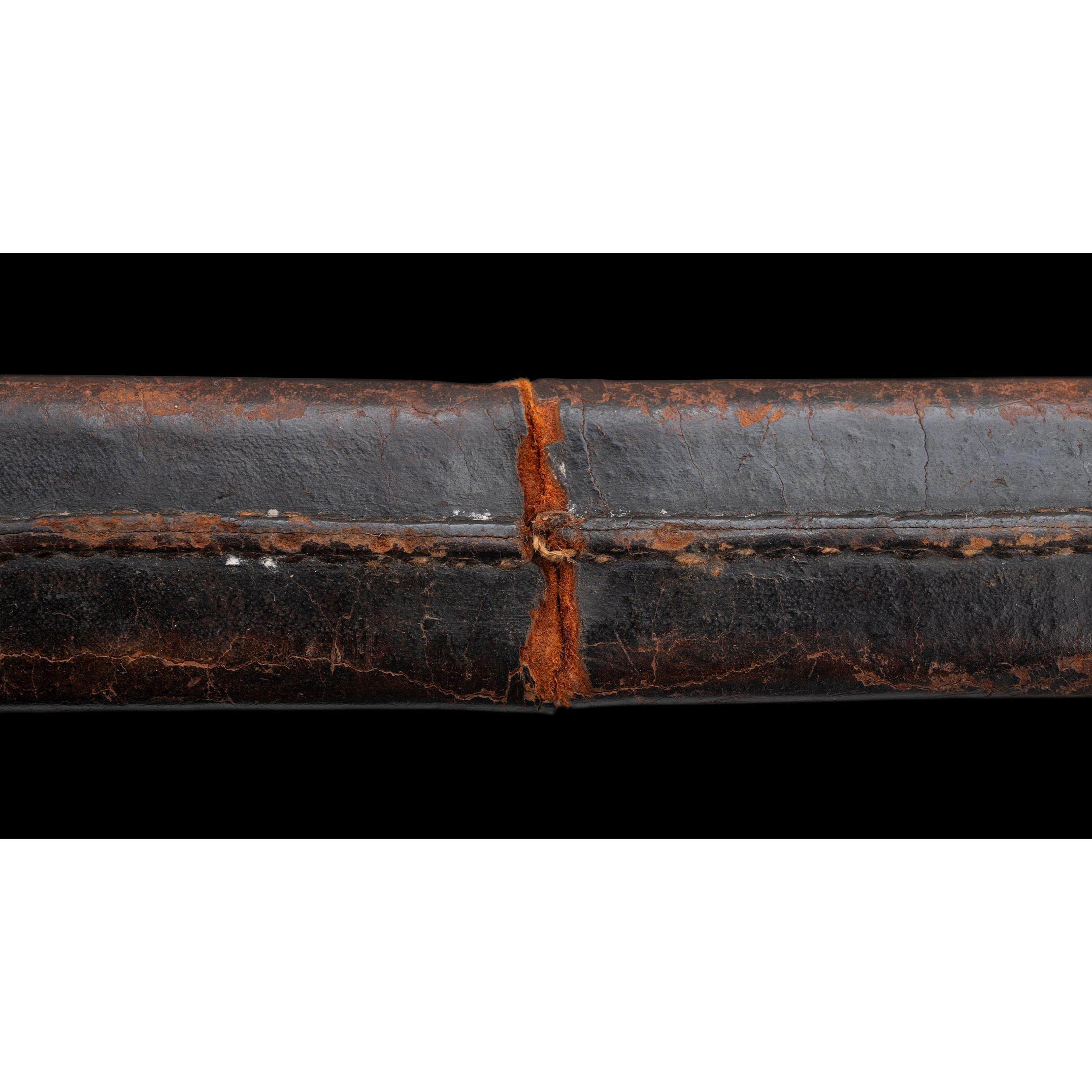 Archive of a Confederate Mobile-Made Etched Blade Staff & Field Officers Sword, Leech & Rigdon Two-Piece Belt Plate and Belt, Colt Navy and Holster likely of Capt. (Lt. Col.) R.H Shotwell