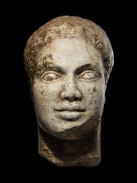 A Roman Marble Portrait Head of a Man