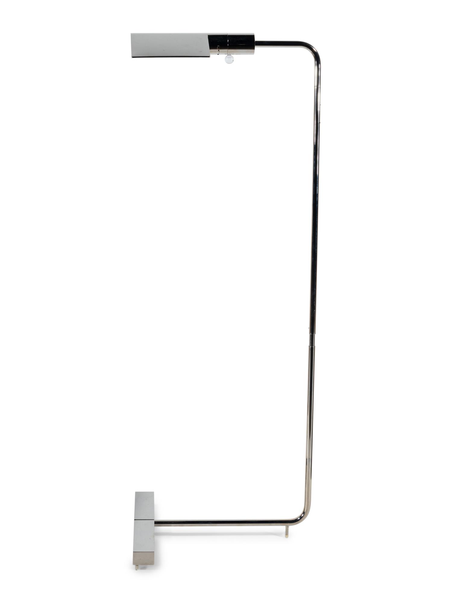 A Cedric Hartman Chrome Floor Lamp
