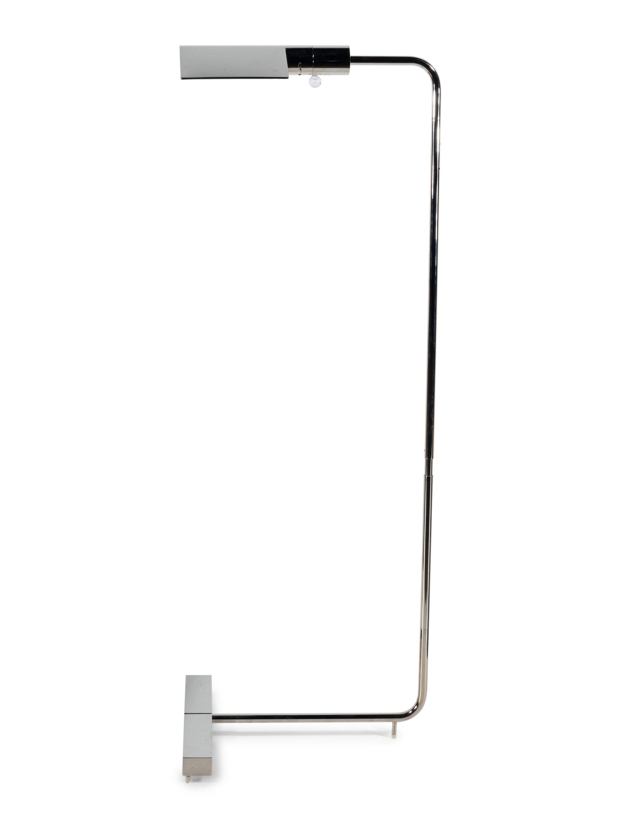 A Cedric Hartman Chrome Floor Lamp