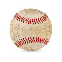 A 1983 New York Mets Team Signed Autograph Baseball