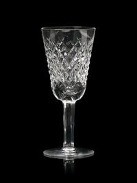 An Assembled Cut Glass Stemware Service