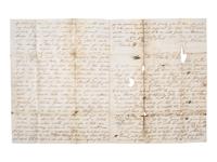 [WESTERN AMERICANA]. A group of 5 letters sent from Missouri and hand-carried along the Oregon Trail to Charles H. Burch (1828-1904), a "Pioneer of 1844" and one of Oregon's earliest settlers.