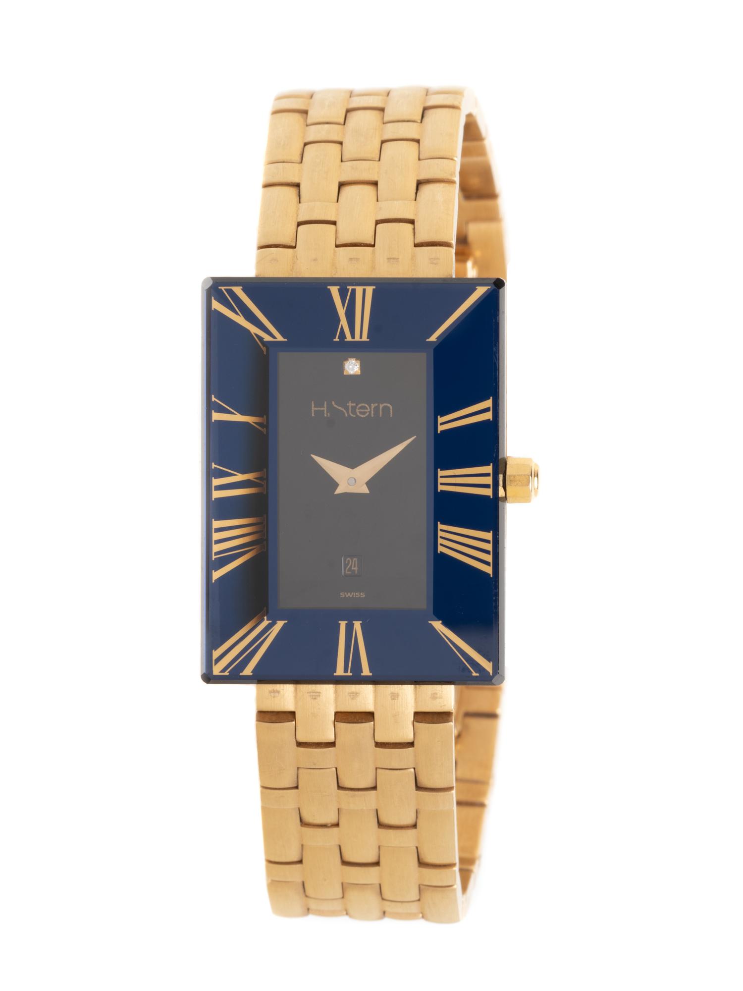 H. STERN, YELLOW GOLD WATCH
