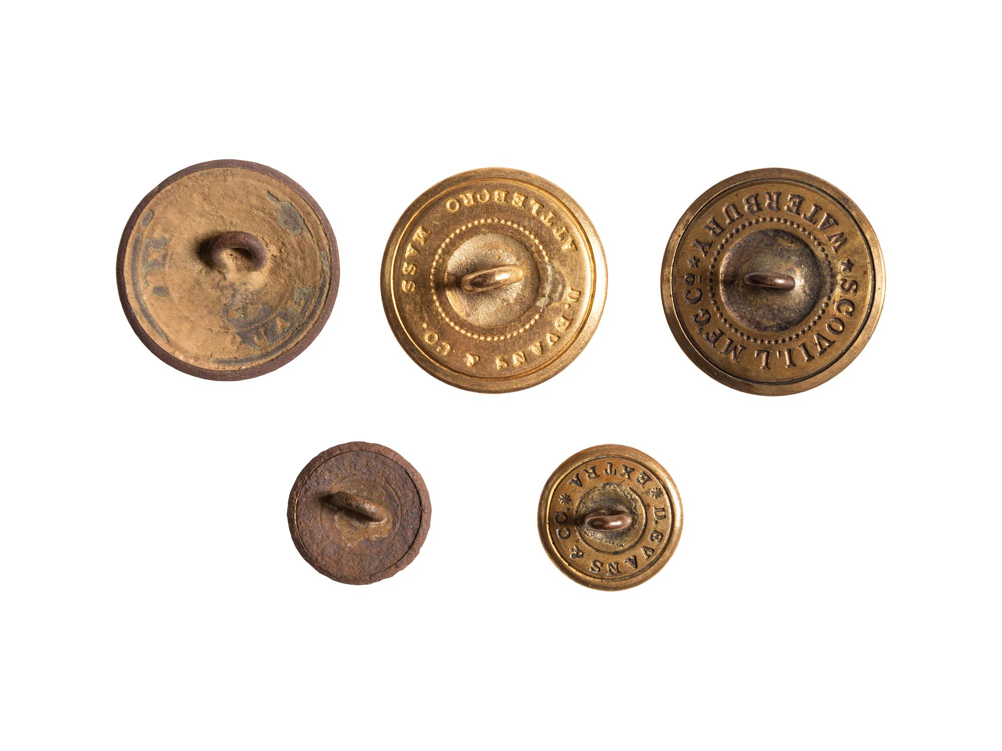 [CIVIL WAR] Group of buttons from both North and South. Lot of 13.