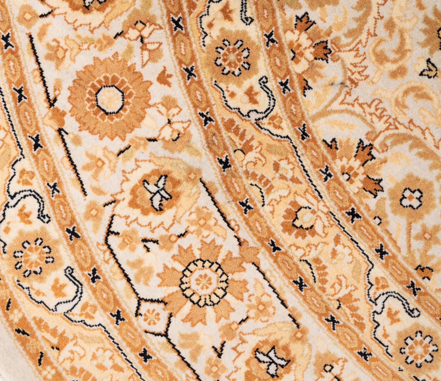 A Sino-Persian Circular Wool Rug