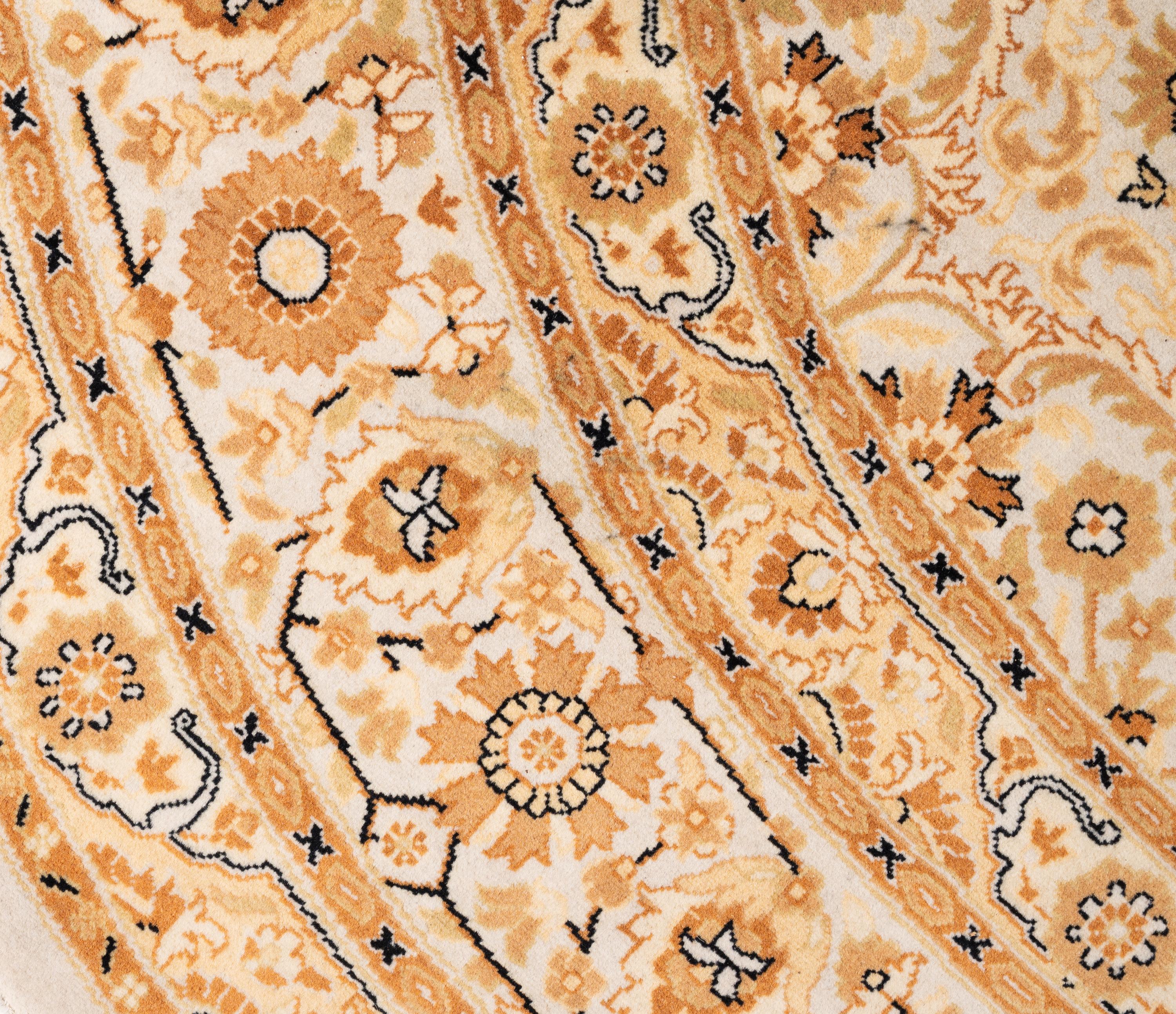 A Sino-Persian Circular Wool Rug