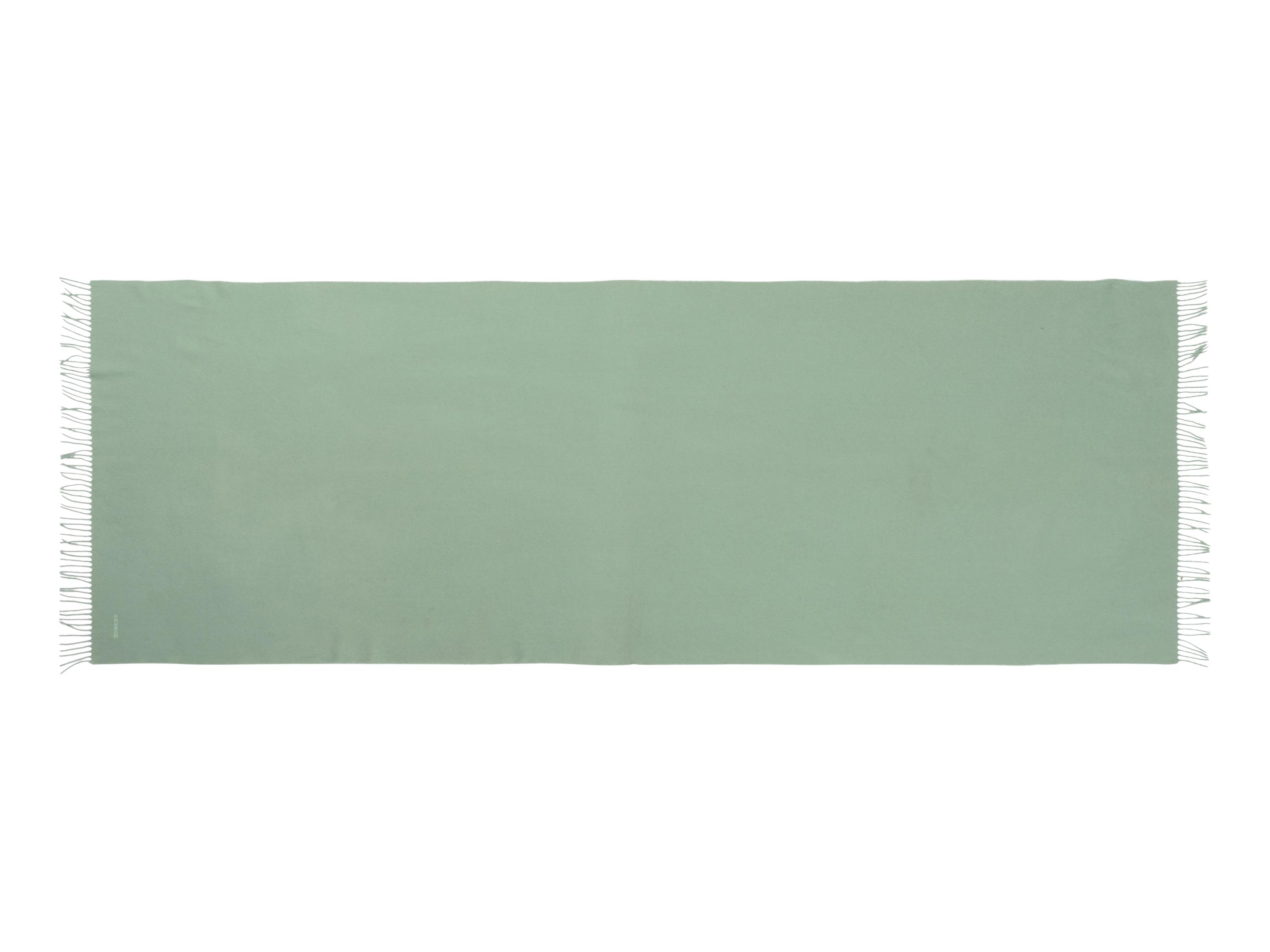 Hermès Cashmere Scarf with Fringe