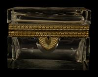 A Group of Four French Glass and Gilt Metal Mounted Desk Objects — 19TH/20TH CENTURY