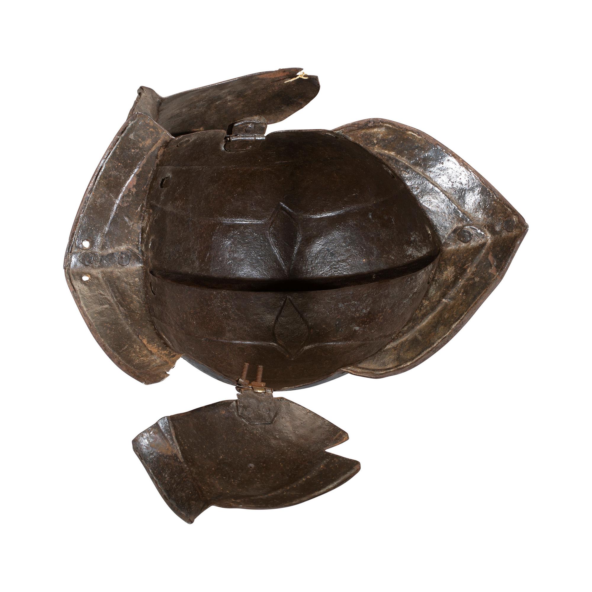 An Etched German Burgonet Helmet