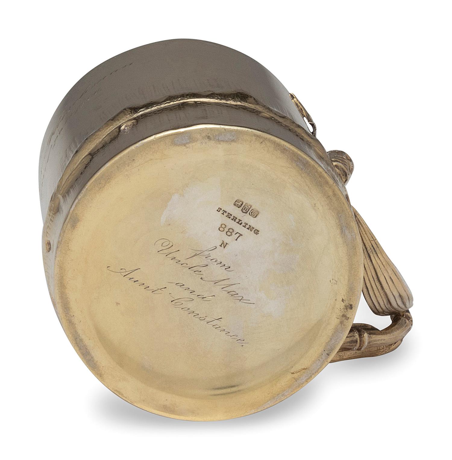 An American Silver-Gilt Mug