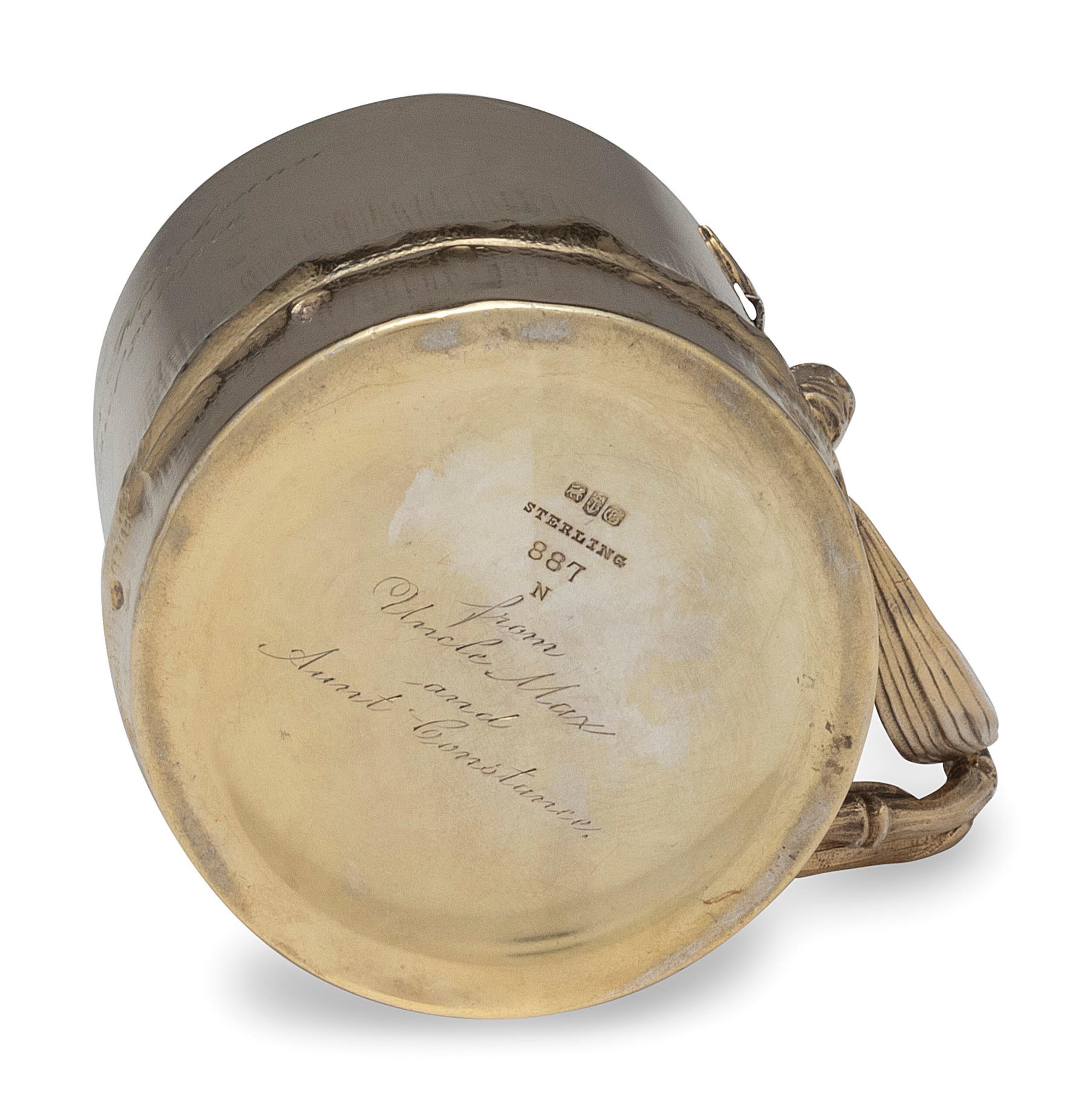 An American Silver-Gilt Mug
