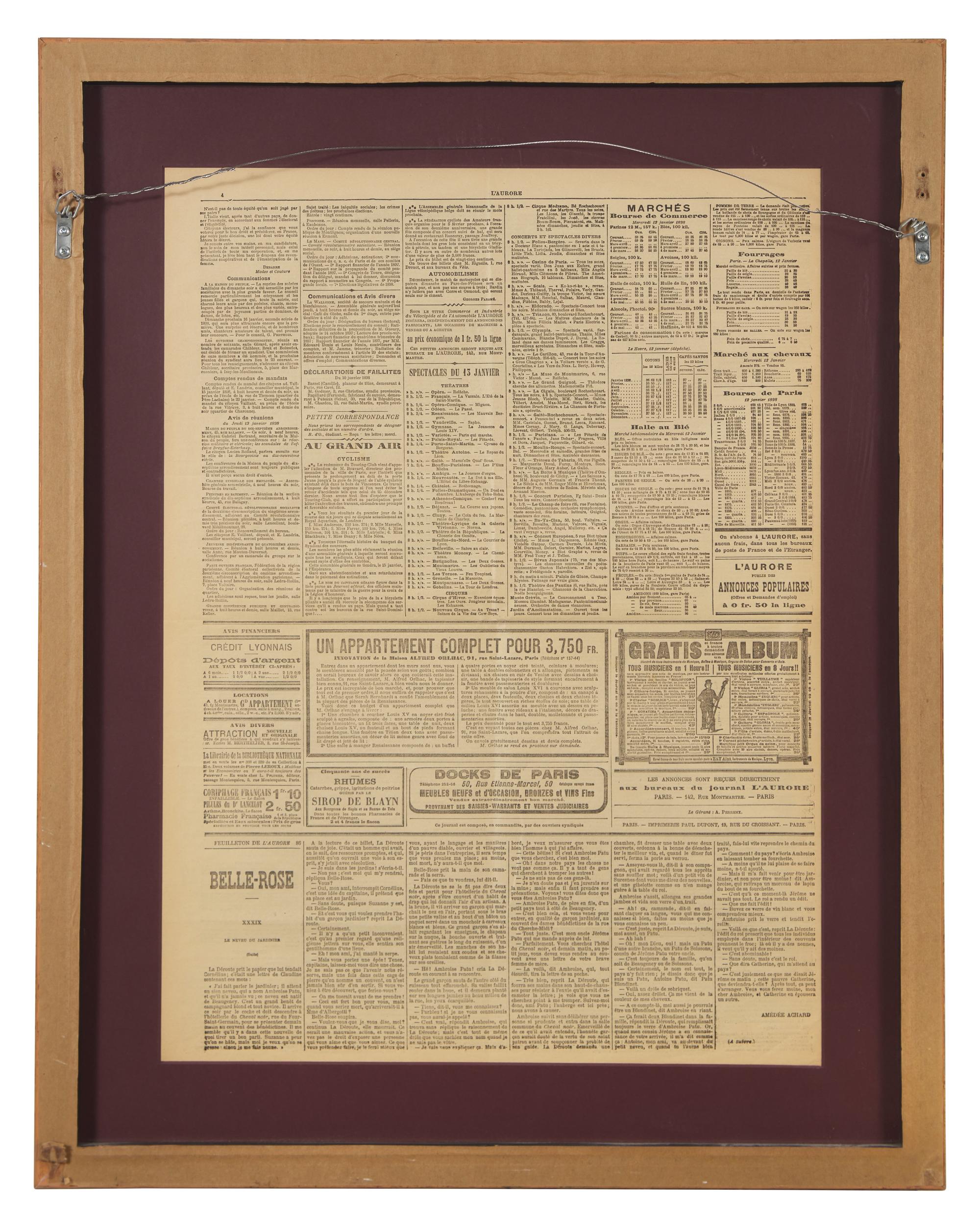 [Dreyfus Affair] [Zola, Emile] J'accuse...!