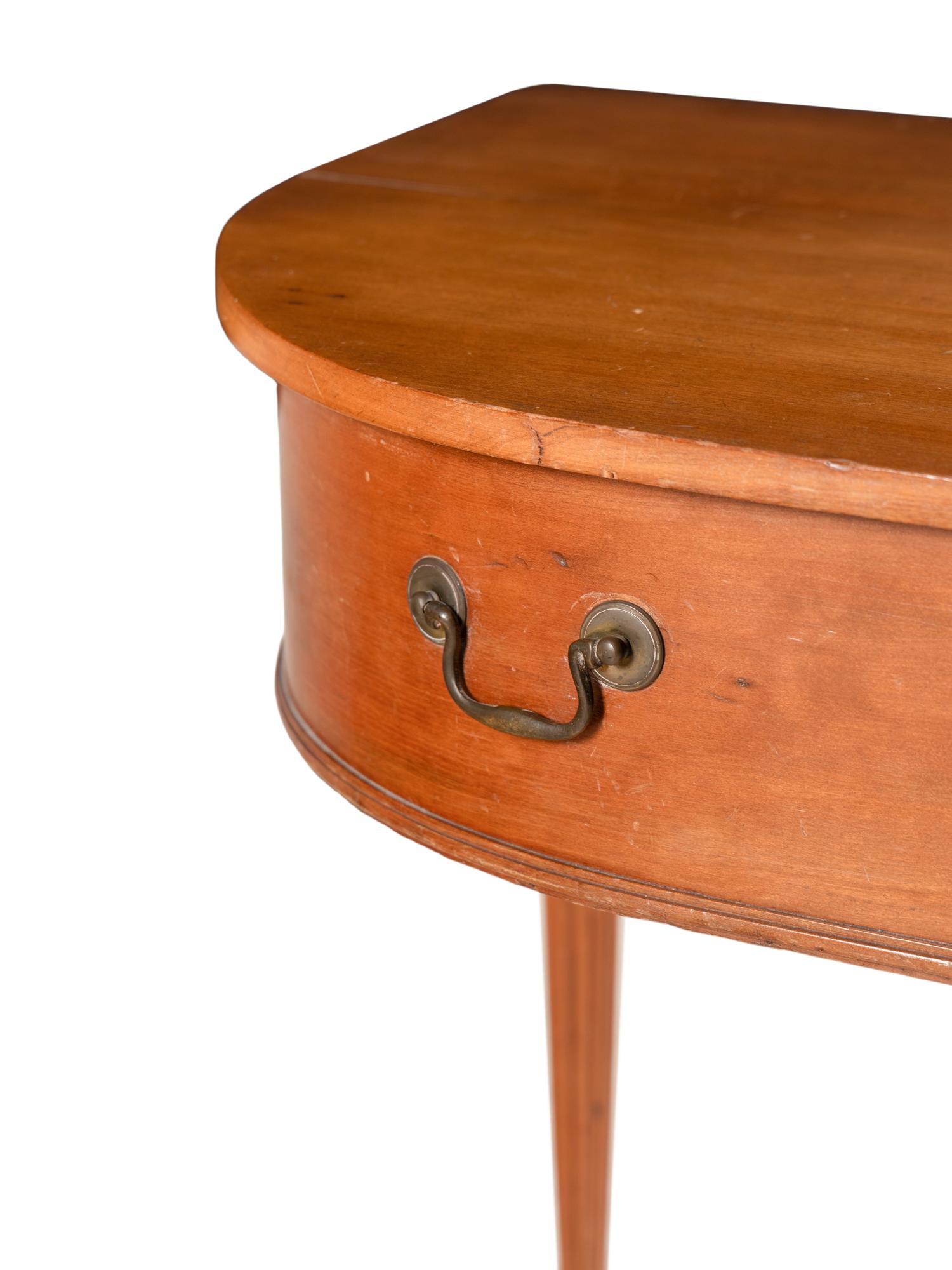 A Federal Cherrywood Console Table