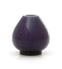 A Blue Glazed 'Lotus Bud' Waterpot Height 2 1/2 inches. — 19TH CENTURY