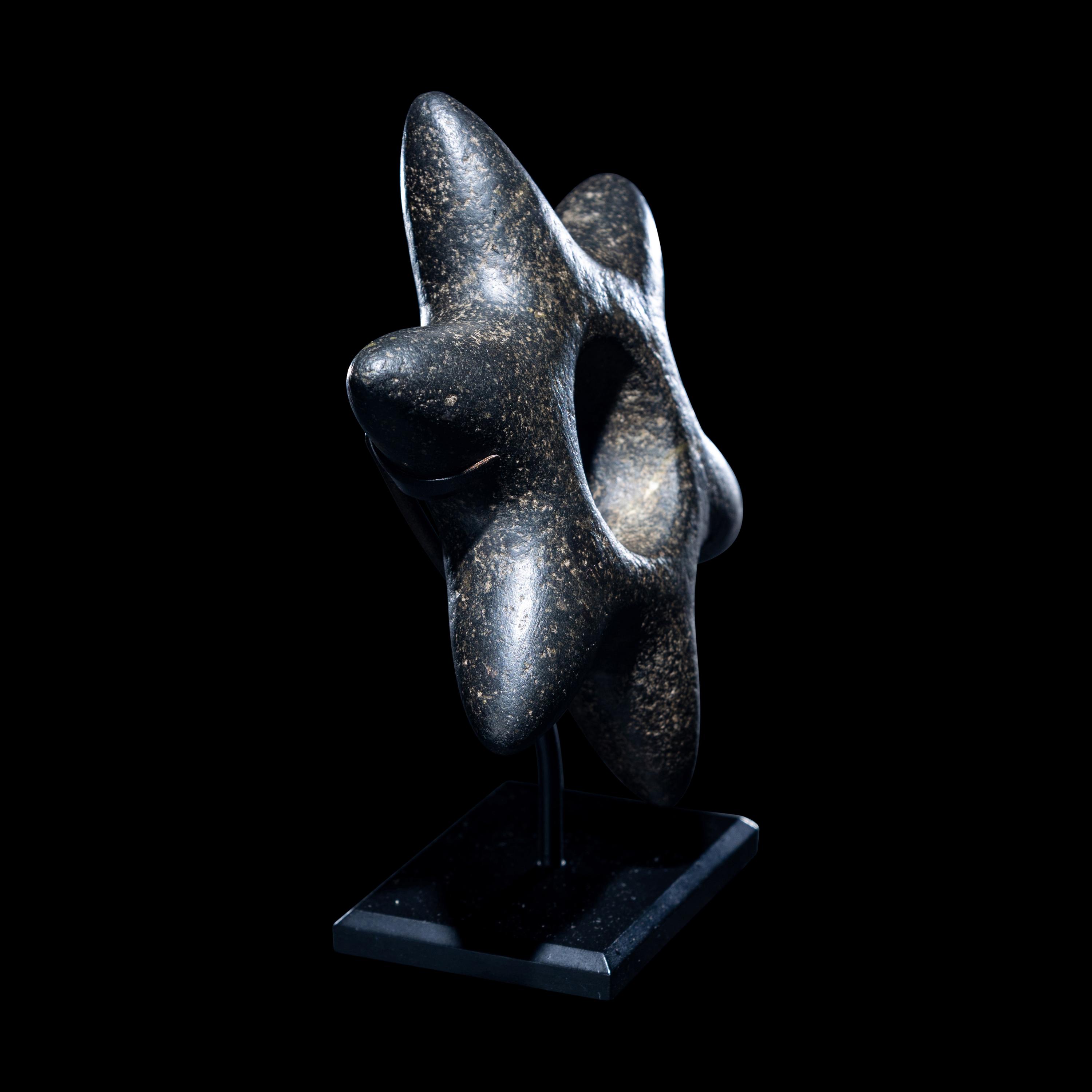 A Moche Stone Mace Head