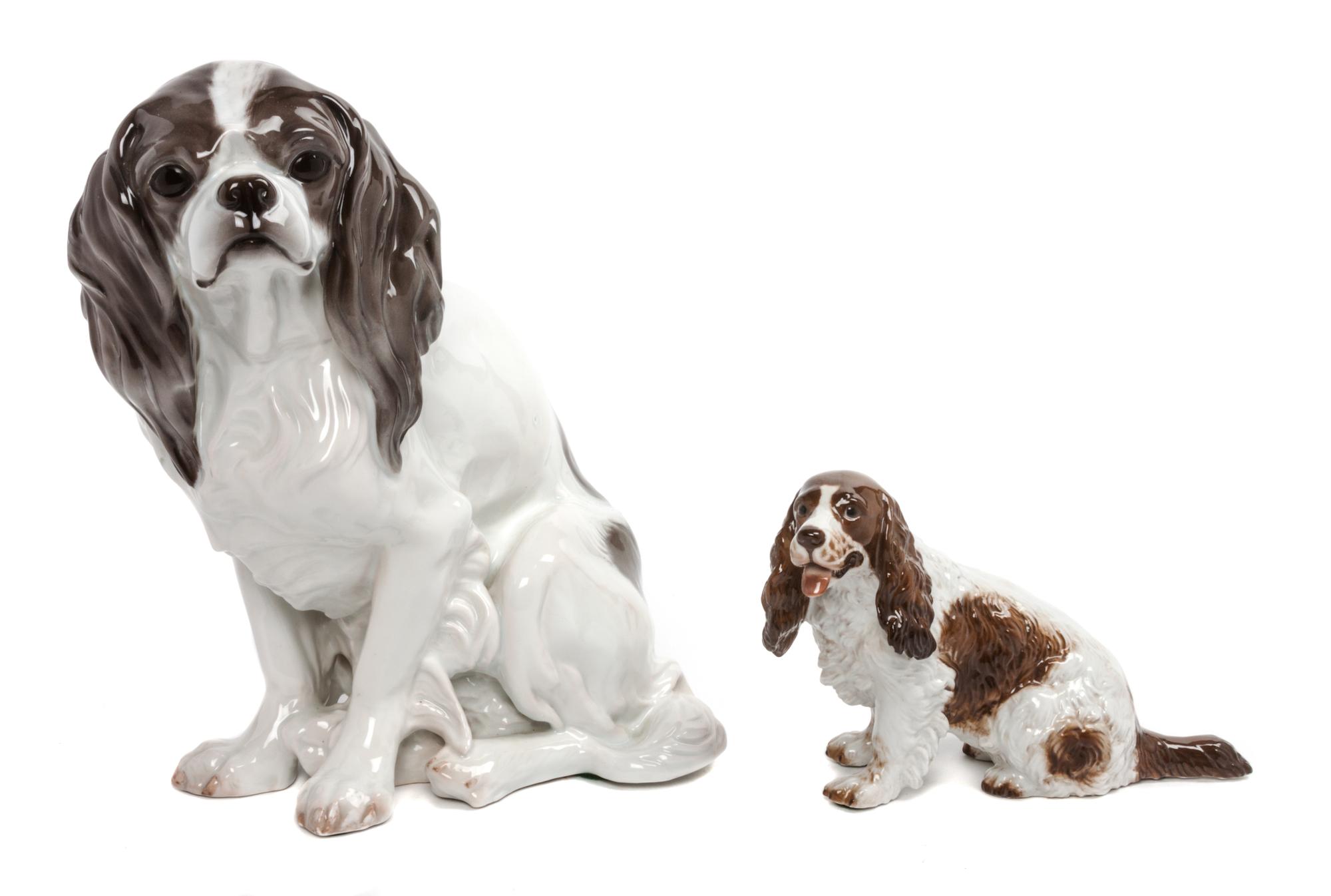 Two Rosenthal Porcelain Figures Height of taller 11 inches. — 20TH CENTURY