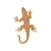DANKNER, YELLOW GOLD LIZARD BROOCH