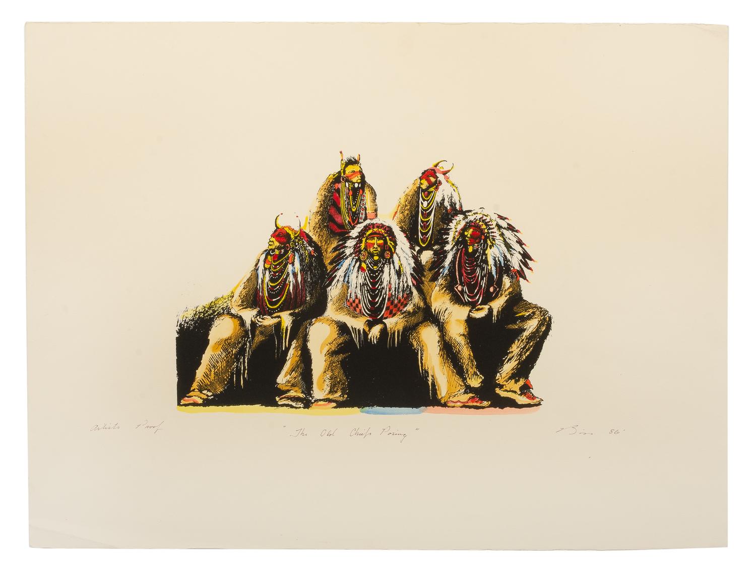 Earl Biss 22 1/2 x 30 inches — (American, 1947-1998)