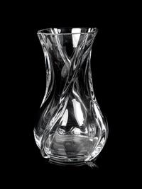 Three Baccarat Serpentine Vases