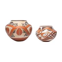 Pair of Acoma Pottery Jars