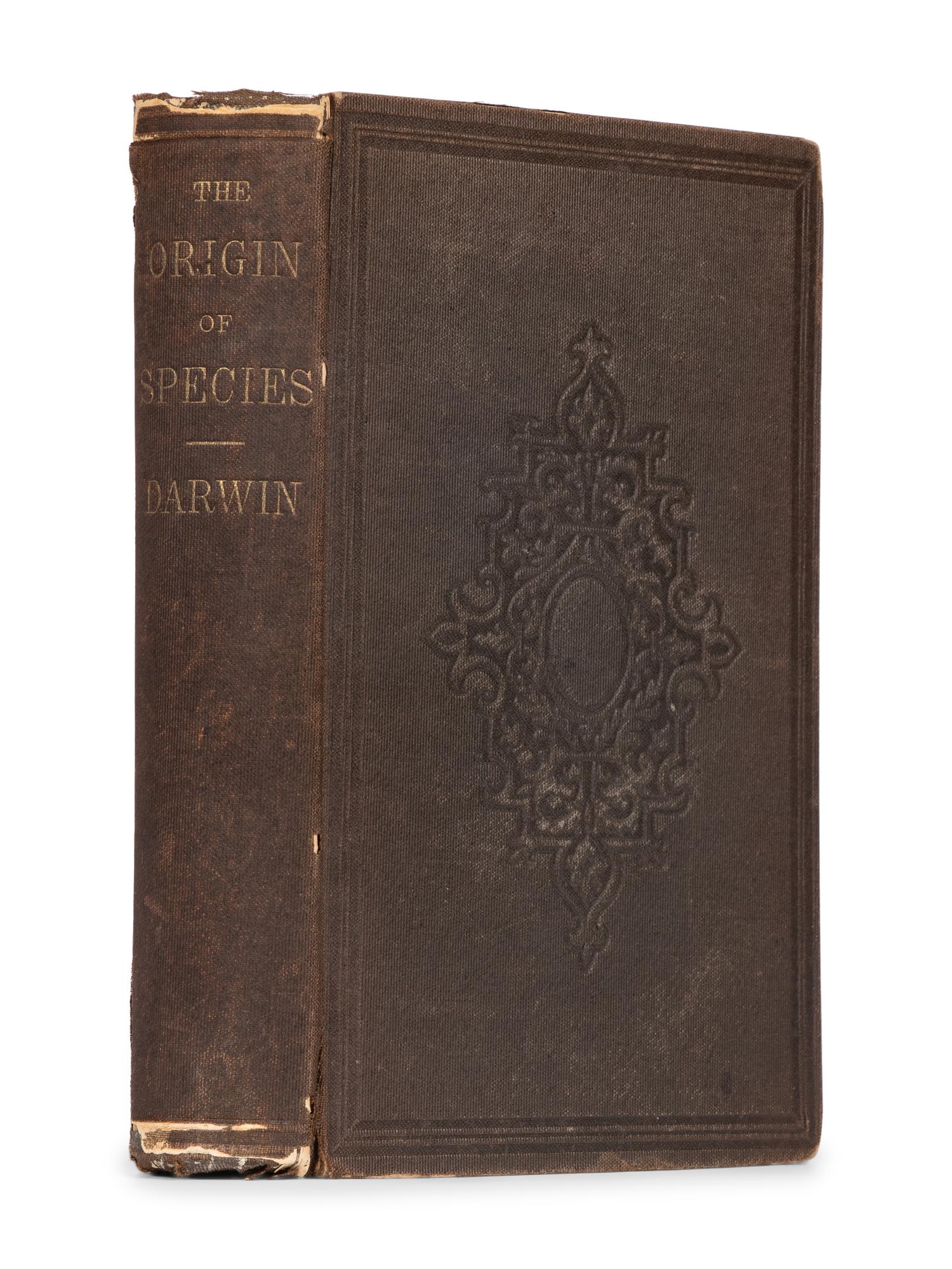 DARWIN, Charles (1809-82). On the Origin of Species by means of natural selection . New York: D. Appleton, 1860.