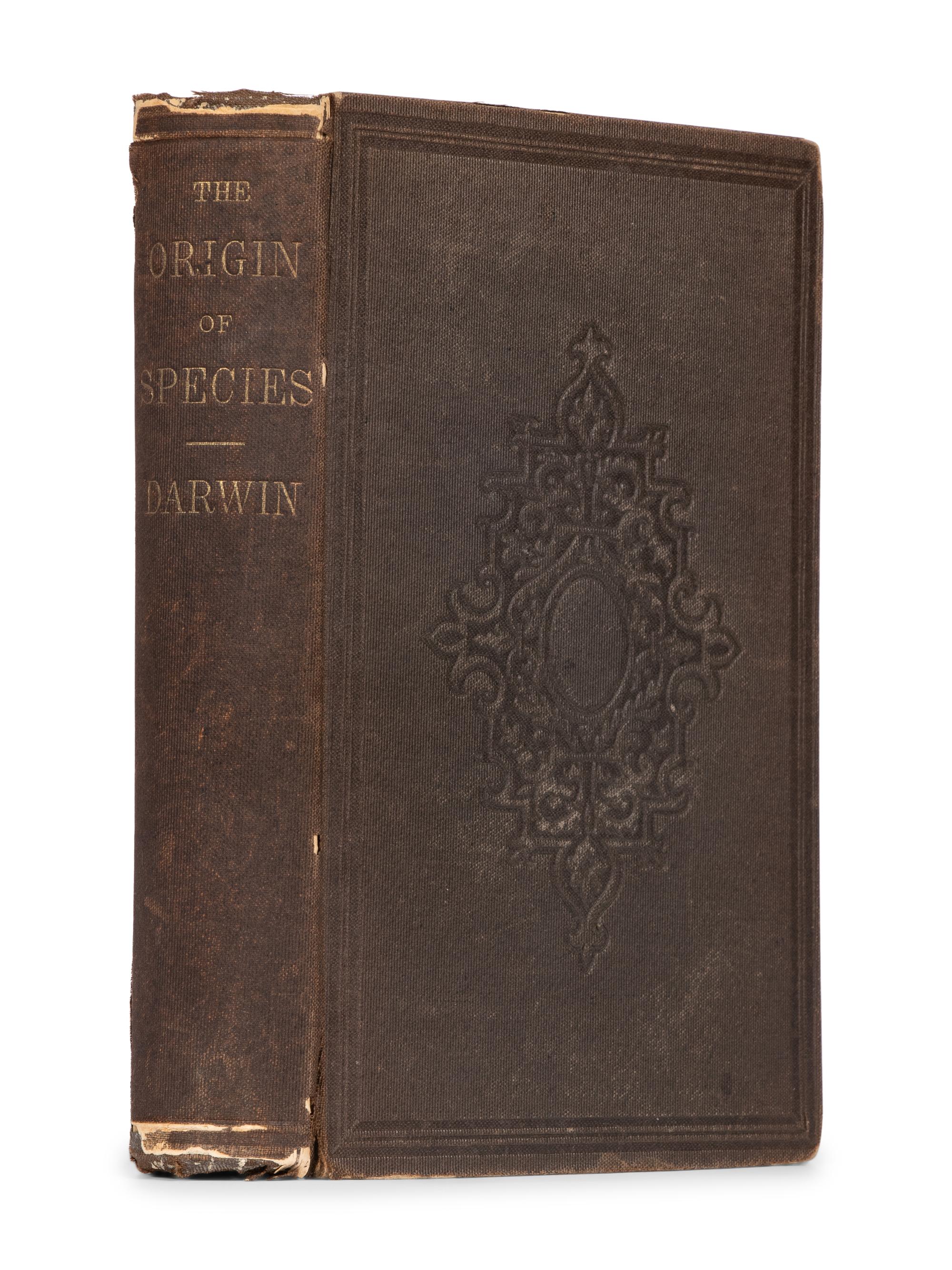 DARWIN, Charles (1809-82). On the Origin of Species by means of natural selection . New York: D. Appleton, 1860.