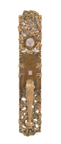 Yale & Towne Mfg. Co., Stamford, Connecticut, a late 19th century Florensac pattern exterior commerical store handle