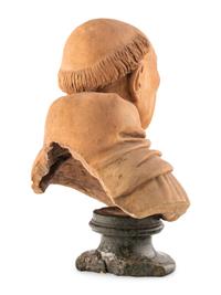 A Continental Terracotta Bust of Albertus Magnus After the Renaissance Example by Vincenzo Onofri