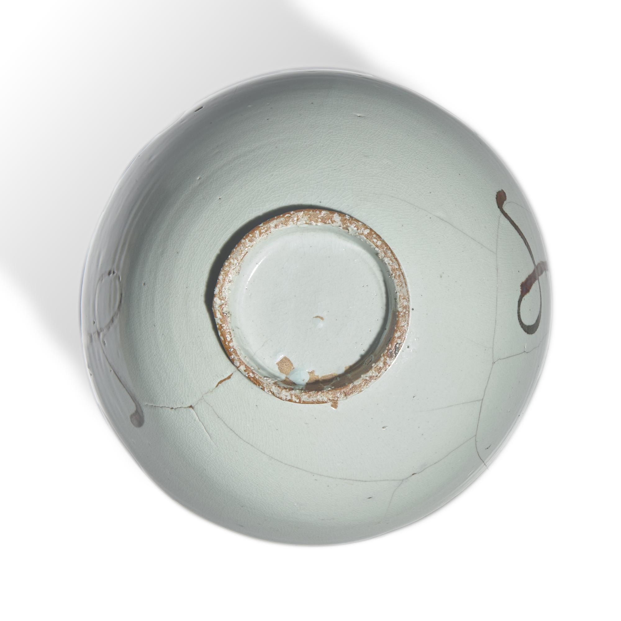 A Large Korean Iron Brown Underglaze White Porcelain Jar, Joseon Dynasty, 17th Century