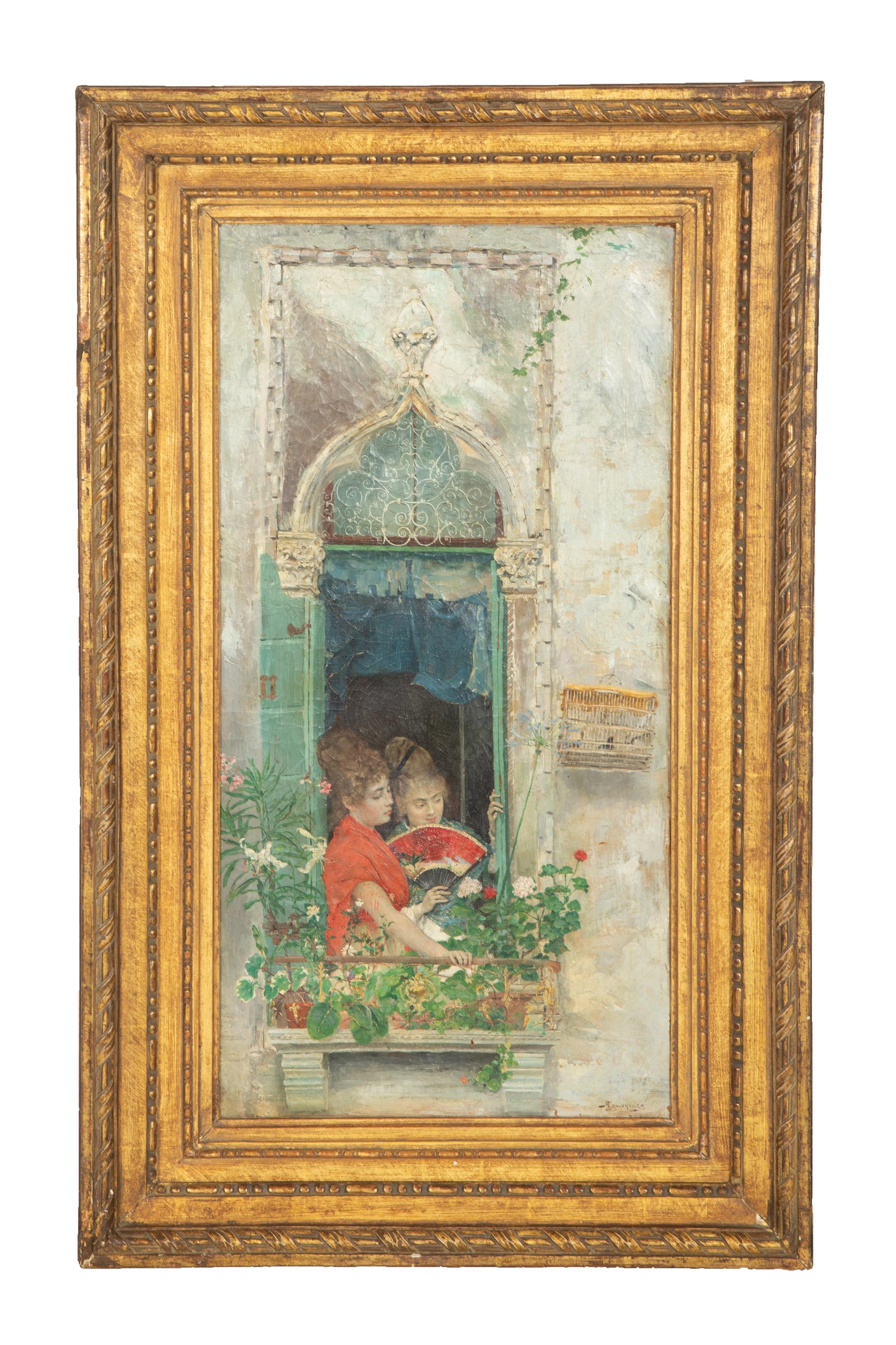 Ladies on a Balcony