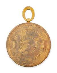 A French Gilt Bronze Pendant Clock