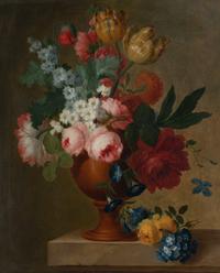 A Floral Still Life with Terracotta Urn