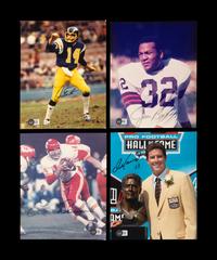 A Group of Over 30 Signed Autograph Football Hall of Fame Items (Beckett Authentication Services Certified),