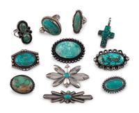 Navajo Silver and Turquoise Jewelry