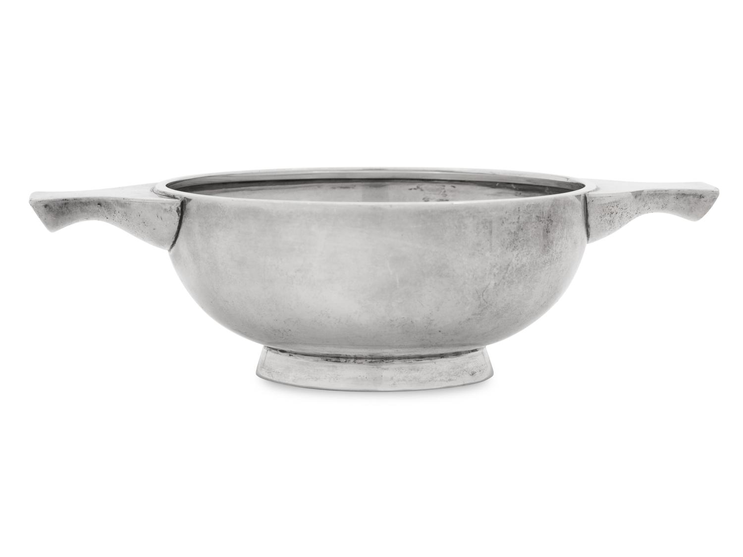 An English Silver and Enamel Quaich
