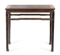 A Chinese Jichimu Wood Alter Table Height 33 x width 36 x depth 18 inches. — 18TH/19TH CENTURY