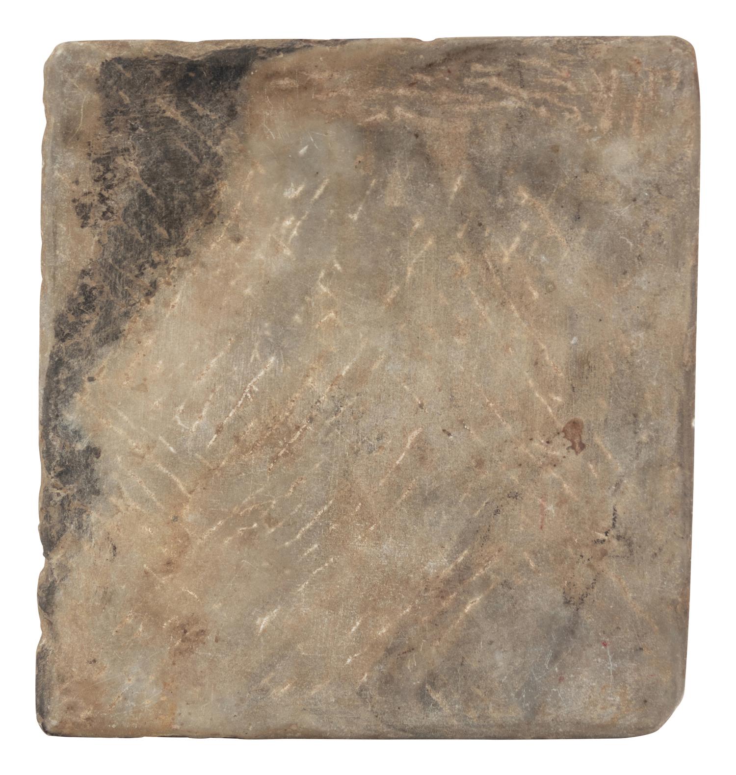 A Chinese Soapstone Panel with Ruan Boyuan's Inscription