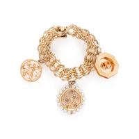 YELLOW GOLD CHARM BRACELET