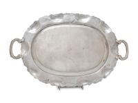 A Mexican Silver Tray