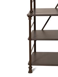 A French Oak and Iron Bookcase by Au Petit Parisien