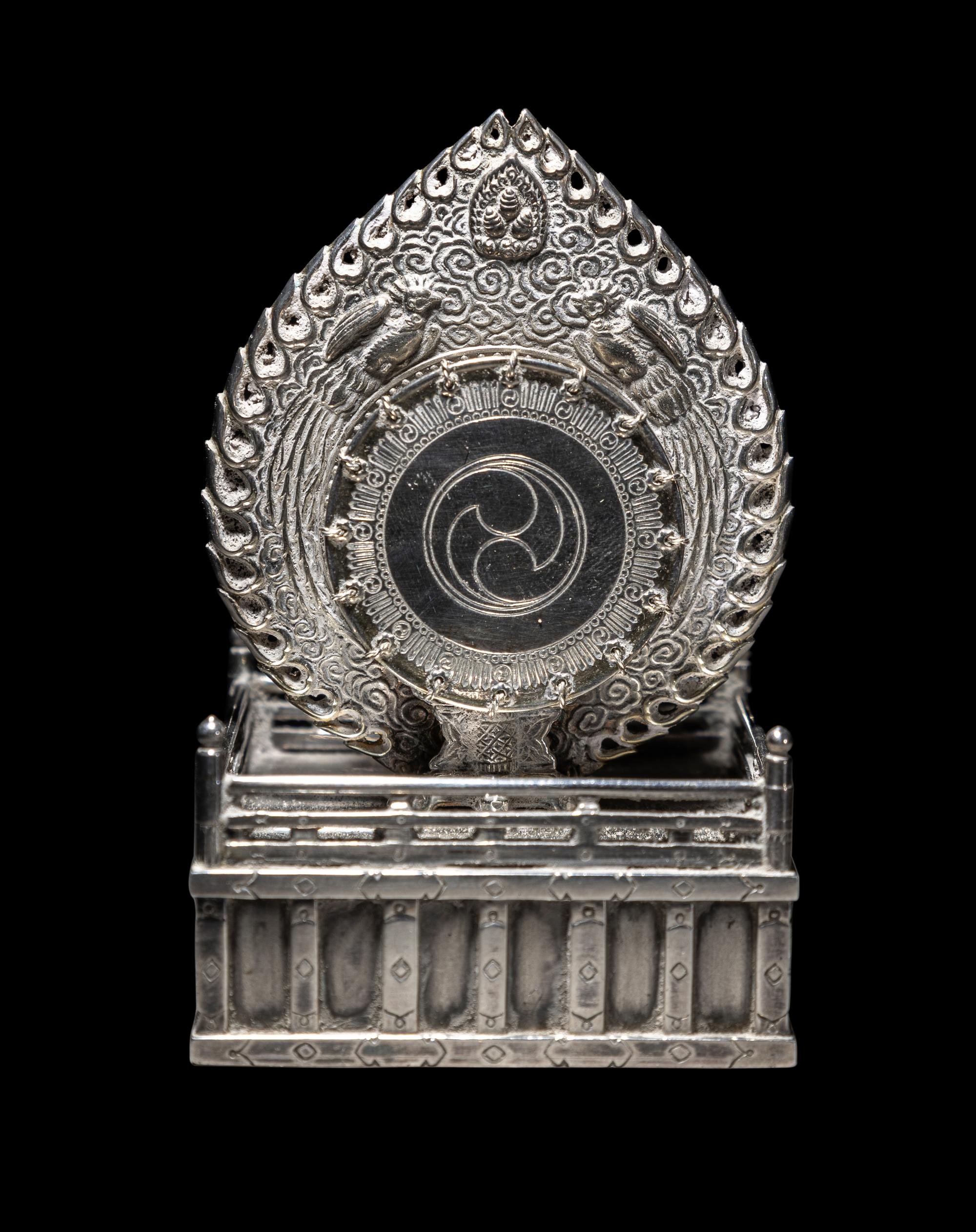 An Imperial Japanese Silver Bonbonnière