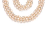 CULTURED BAROQUE PEARL SET