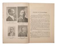 [AFRICAN AMERICANA - RELIGION]. A group of 8 items related to the American Methodist Episcopal Church (A.M.E.), incl. photograph and "Minutes" from conferences held in Pennsylvania and West Texas.
