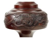 A Japanese Bronze Torchere