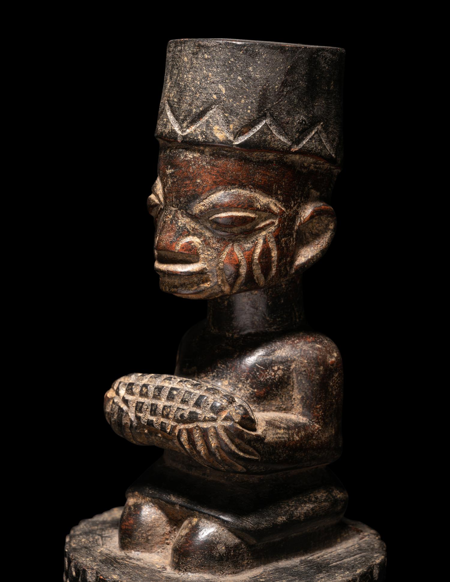 Three Yoruba Wood Figures