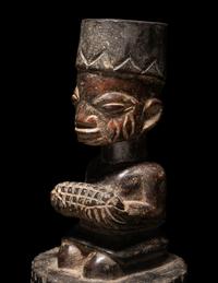 Three Yoruba Wood Figures